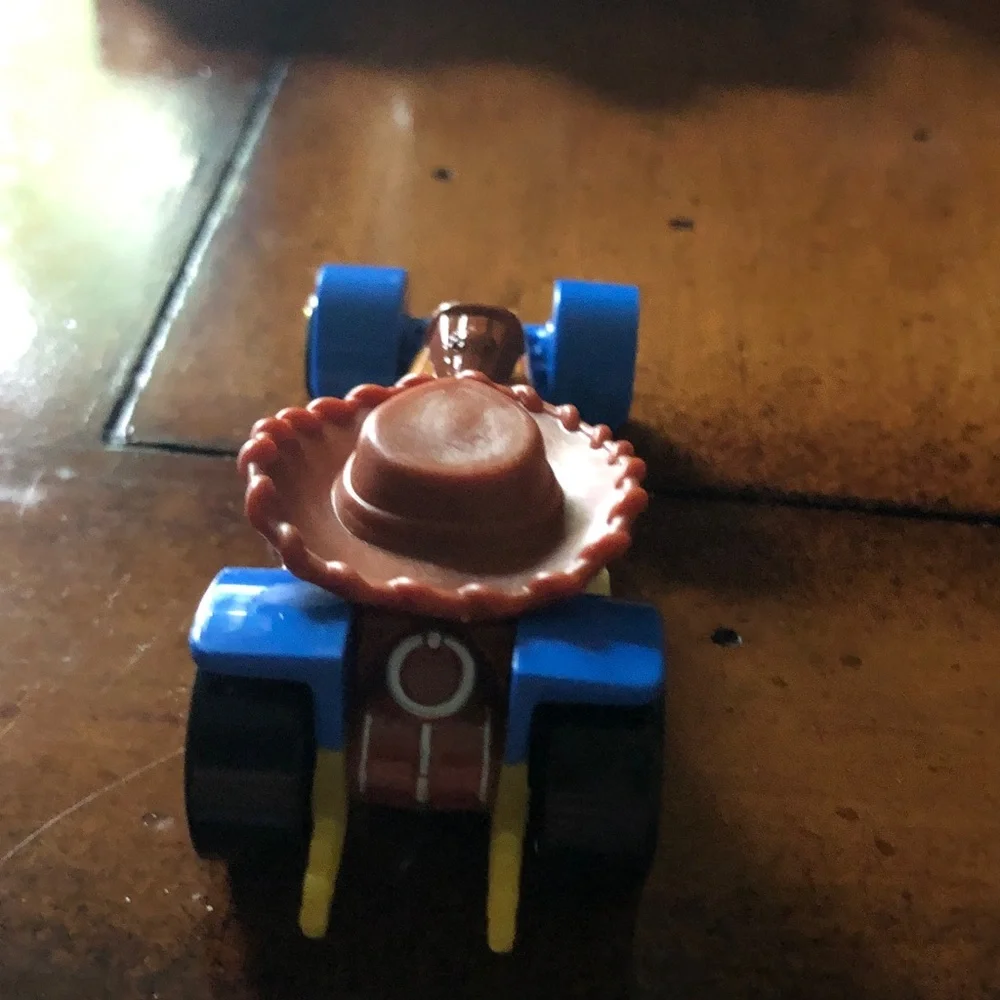 Blue and Yellow Cowboy Toy Car - Kids Toy